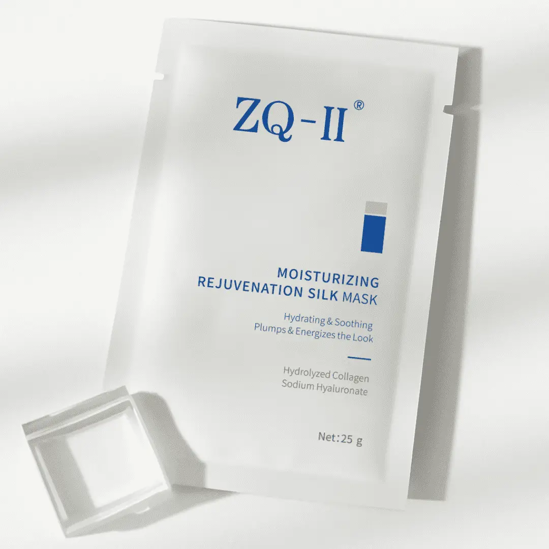 ZQ-II మాయిశ్చరైజింగ్ పునరుజ్జీవనం సిల్క్ మాస్క్: తేలికపాటి హైడ్రేషన్ మరియు అన్ని చర్మ రకాలకు ఓదార్పు సంరక్షణ